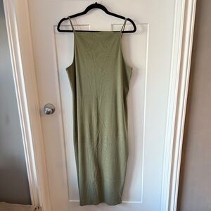 Old Navy Olive Midi Dress